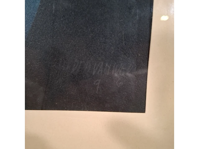 Kunstwerk in lijst, alfred van werven, 1962 - afbeelding 4 van  8