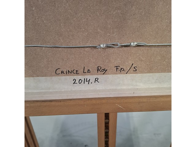 Kunstwerk in lijst, f.p. crince le roy, melancholie van het onvermogen 5 - afbeelding 7 van  7