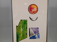 Kunstwerk in lijst, gedicht uit kindertijd 8 1/8 - afbeelding 1 van  8