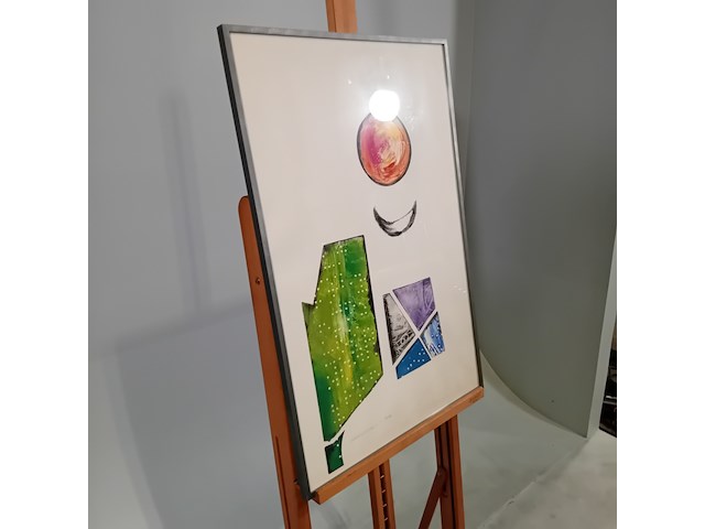 Kunstwerk in lijst, gedicht uit kindertijd 8 1/8 - afbeelding 2 van  8