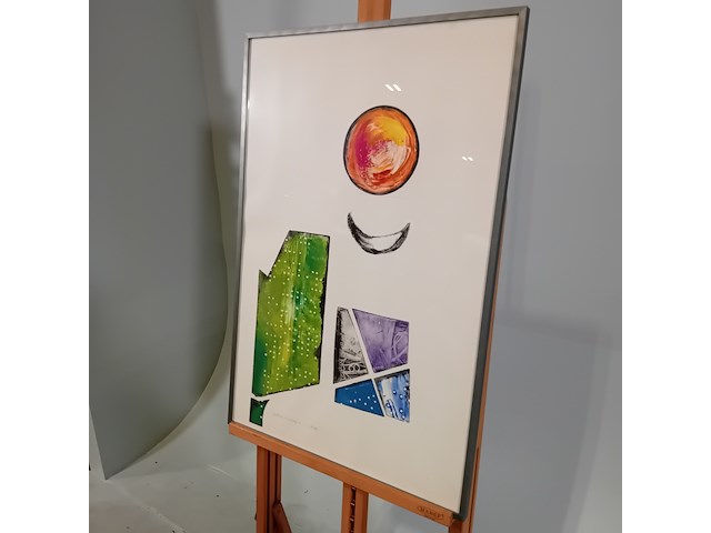 Kunstwerk in lijst, gedicht uit kindertijd 8 1/8 - afbeelding 3 van  8