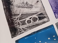 Kunstwerk in lijst, gedicht uit kindertijd 8 1/8 - afbeelding 6 van  8