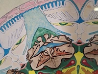Kunstwerk in lijst, w. de boer, mandala 4 - afbeelding 2 van  7