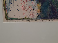 Kunstwerk in lijst, w. j. motz, koregmeiden 5/14, 1996 - afbeelding 2 van  8