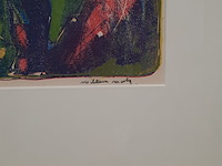 Kunstwerk in lijst, w. j. motz, koregmeiden 5/14, 1996 - afbeelding 3 van  8