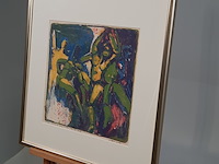 Kunstwerk in lijst, w. j. motz, koregmeiden 5/14, 1996 - afbeelding 5 van  8