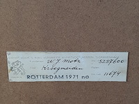 Kunstwerk in lijst, w. j. motz, koregmeiden 5/14, 1996 - afbeelding 8 van  8