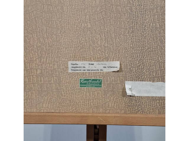 Kunstwerk in lijst, w. van vastrick, ballade - afbeelding 6 van  6