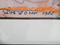 Kunstwerk lijst, w. vonk, 1 "de kern", 1982 - afbeelding 4 van  7