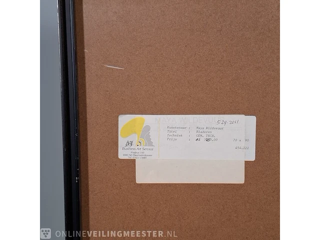 Kunstwerk maya wildevuur (1944-2023), bladeren - afbeelding 9 van  9