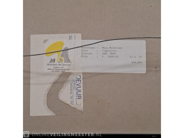 Kunstwerk maya wildevuur (1944-2023), compositie - afbeelding 8 van  8