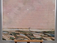 Kunstwerk maya wildevuur (1944-2023), het begin van het stierengevect - in bayonne, frankrijk, 1988 - afbeelding 4 van  11