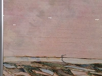 Kunstwerk maya wildevuur (1944-2023), het begin van het stierengevect - in bayonne, frankrijk, 1988 - afbeelding 5 van  11