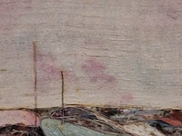 Kunstwerk maya wildevuur (1944-2023), zijde collage - compositie - afbeelding 1 van  10