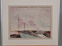Kunstwerk maya wildevuur (1944-2023), zijde collage - compositie - afbeelding 3 van  10