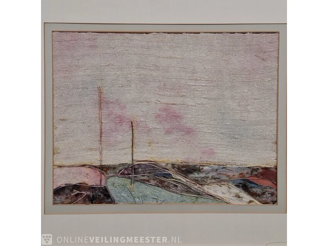 Kunstwerk maya wildevuur (1944-2023), zijde collage - compositie - afbeelding 4 van  10