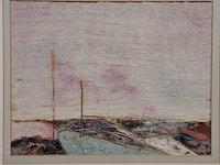 Kunstwerk maya wildevuur (1944-2023), zijde collage - compositie - afbeelding 4 van  10