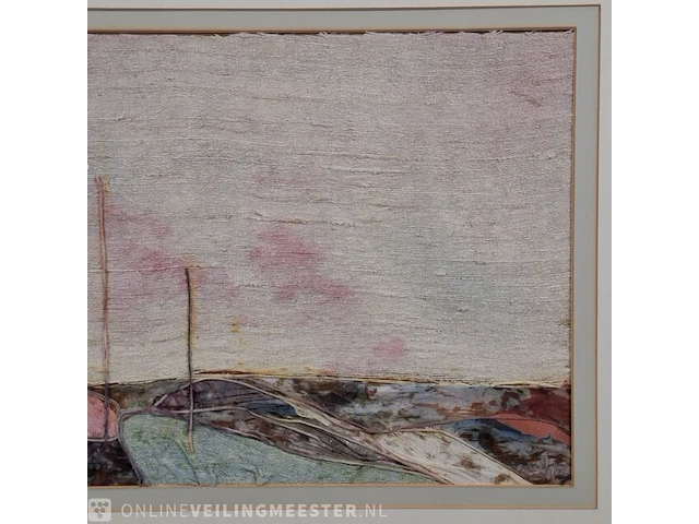 Kunstwerk maya wildevuur (1944-2023), zijde collage - compositie - afbeelding 6 van  10