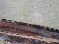 Kunstwerk maya wildevuur (1944-2023), zijdecollage - strand - afbeelding 6 van  9