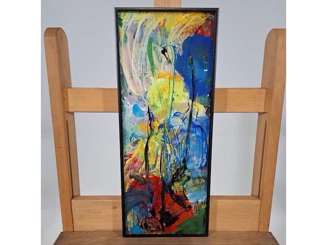 Kunstwerk, maya wildevuur, compositie - afbeelding 1 van  8