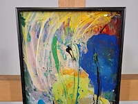 Kunstwerk, maya wildevuur, compositie - afbeelding 2 van  8