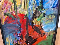 Kunstwerk, maya wildevuur, compositie - afbeelding 3 van  8