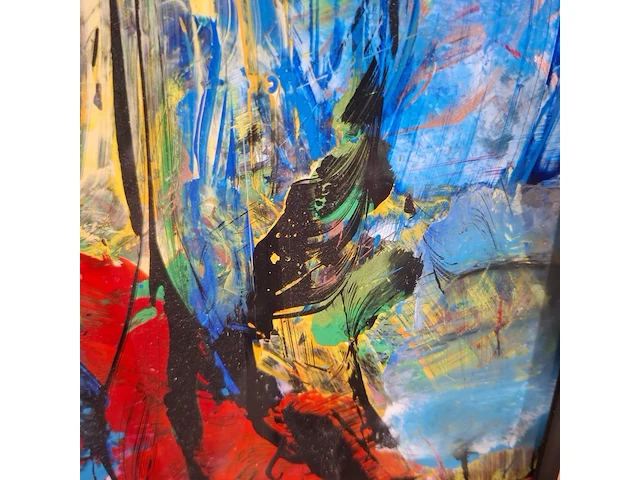 Kunstwerk, maya wildevuur, compositie - afbeelding 4 van  8
