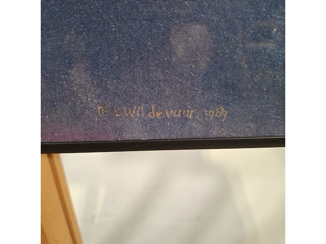 Kunstwerk, maya wildevuur, 't heelal, 1989 - afbeelding 5 van  8