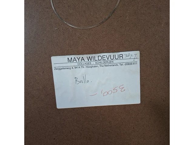 Kunstwerk maya wildevuur - afbeelding 2 van  10