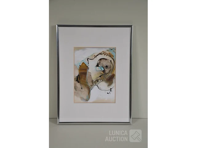 Kunstwerk mixed media - afbeelding 1 van  3
