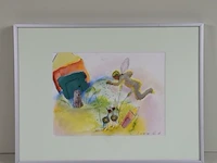 Kunstwerk mixed media - afbeelding 2 van  4
