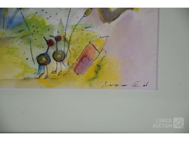 Kunstwerk mixed media - afbeelding 4 van  4
