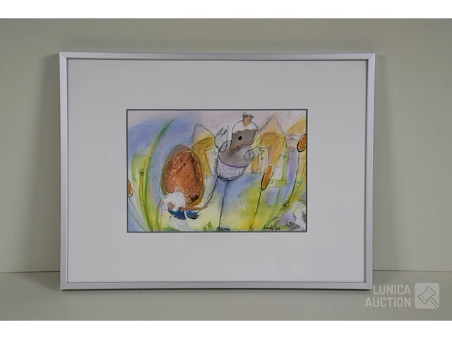 Kunstwerk mixed media - afbeelding 1 van  3