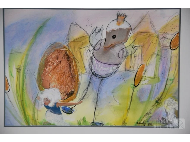 Kunstwerk mixed media - afbeelding 2 van  3