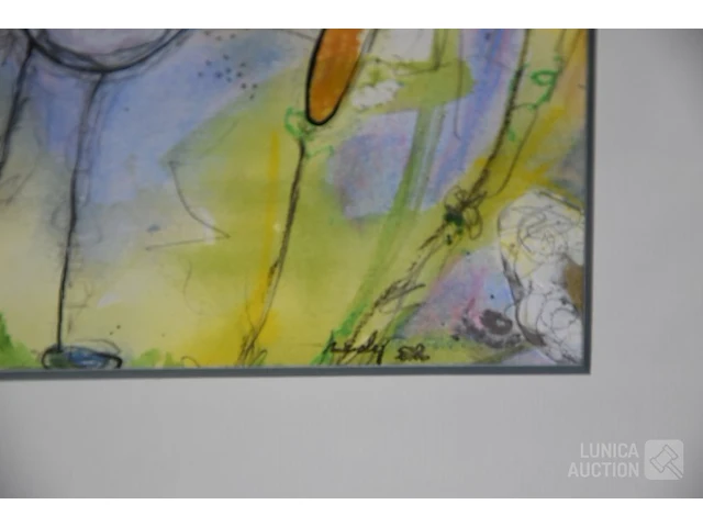 Kunstwerk mixed media - afbeelding 3 van  3
