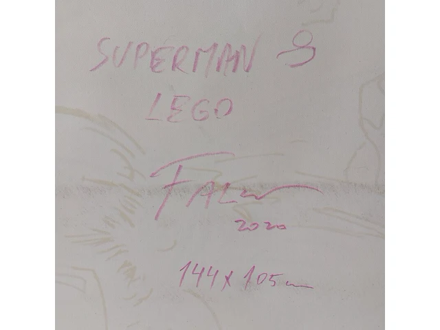 Kunstwerk op doek gesigneerd " joaquim falco " - afbeelding 5 van  6