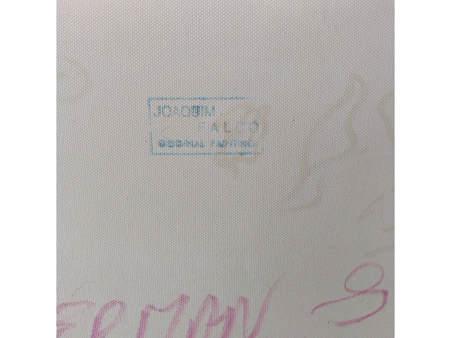 Kunstwerk op doek gesigneerd " joaquim falco " - afbeelding 6 van  6