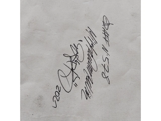 Kunstwerk op doek gesigneerd " parscha mirghawameddin " - afbeelding 7 van  7