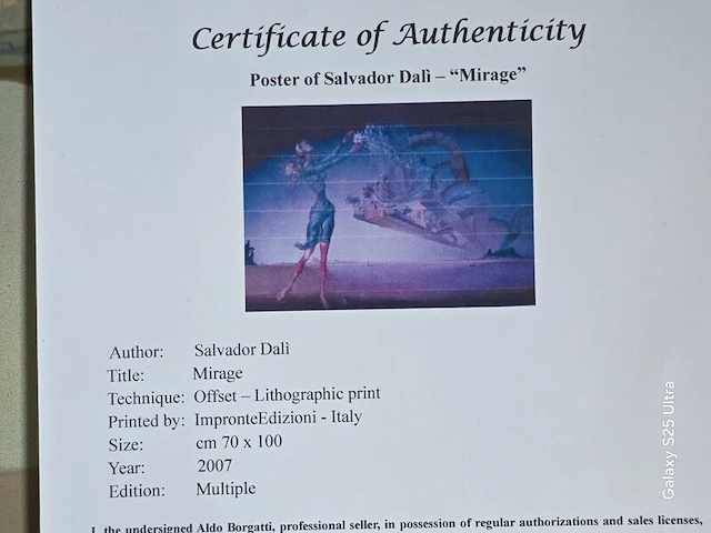 Kunstwerk salvador dali - afbeelding 10 van  61