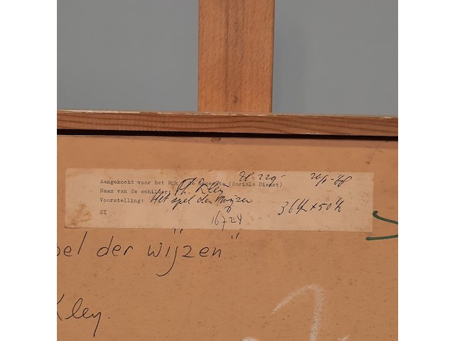 Kunstwerk, theo kley, het spel der wijzen, 1966 - afbeelding 2 van  10