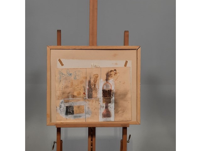 Kunstwerk, theo kley, het spel der wijzen, 1966 - afbeelding 1 van  10