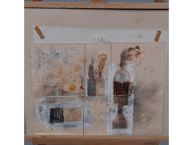 Kunstwerk, theo kley, het spel der wijzen, 1966 - afbeelding 5 van  10