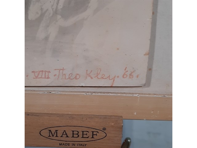 Kunstwerk, theo kley, het spel der wijzen, 1966 - afbeelding 8 van  10