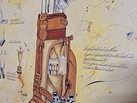 Kunstwerk van kunstenaar dieter portugall - ''golf playing stories'' - afbeelding 3 van  8