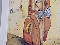 Kunstwerk van kunstenaar dieter portugall - ''golf playing stories'' - afbeelding 4 van  8