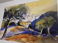 Kunstwerk van kunstenaar hammerle, j. - ''meditteranean village'' - afbeelding 3 van  5