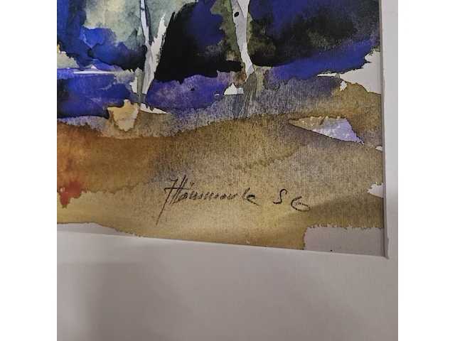 Kunstwerk van kunstenaar hammerle, j. - ''meditteranean village'' - afbeelding 5 van  5
