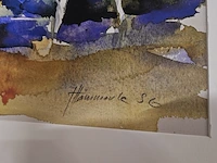 Kunstwerk van kunstenaar hammerle, j. - ''meditteranean village'' - afbeelding 5 van  5