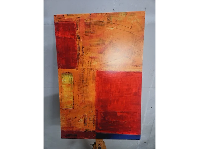 Kunstwerk van kunstenaar ralf bohnenkamp - ''contrasting orange'' - afbeelding 2 van  3