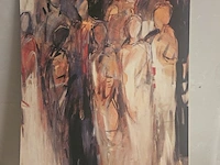 Kunstwerk van kunstenares karin haslinger - ''begegnung iii 1993'' - afbeelding 1 van  4